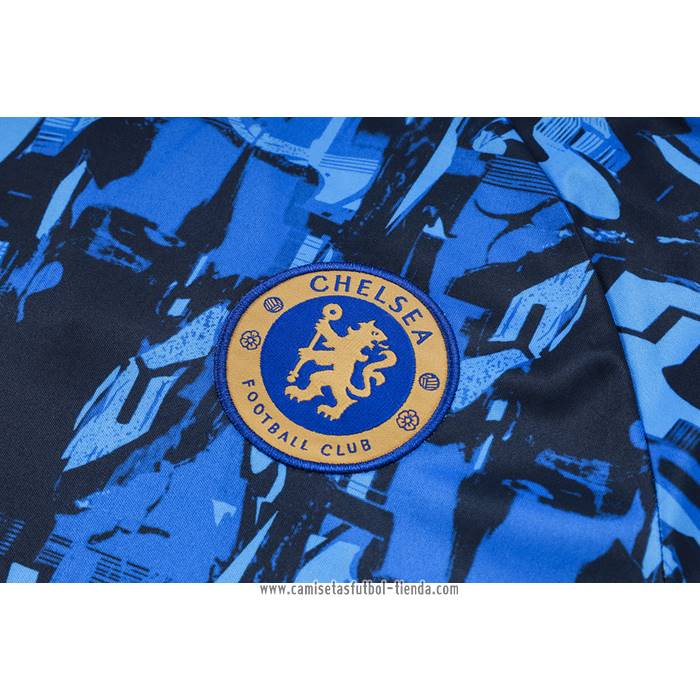 Chandal del Chelsea 2023 2024 Manga Corta Azul - Pantalon Corto
